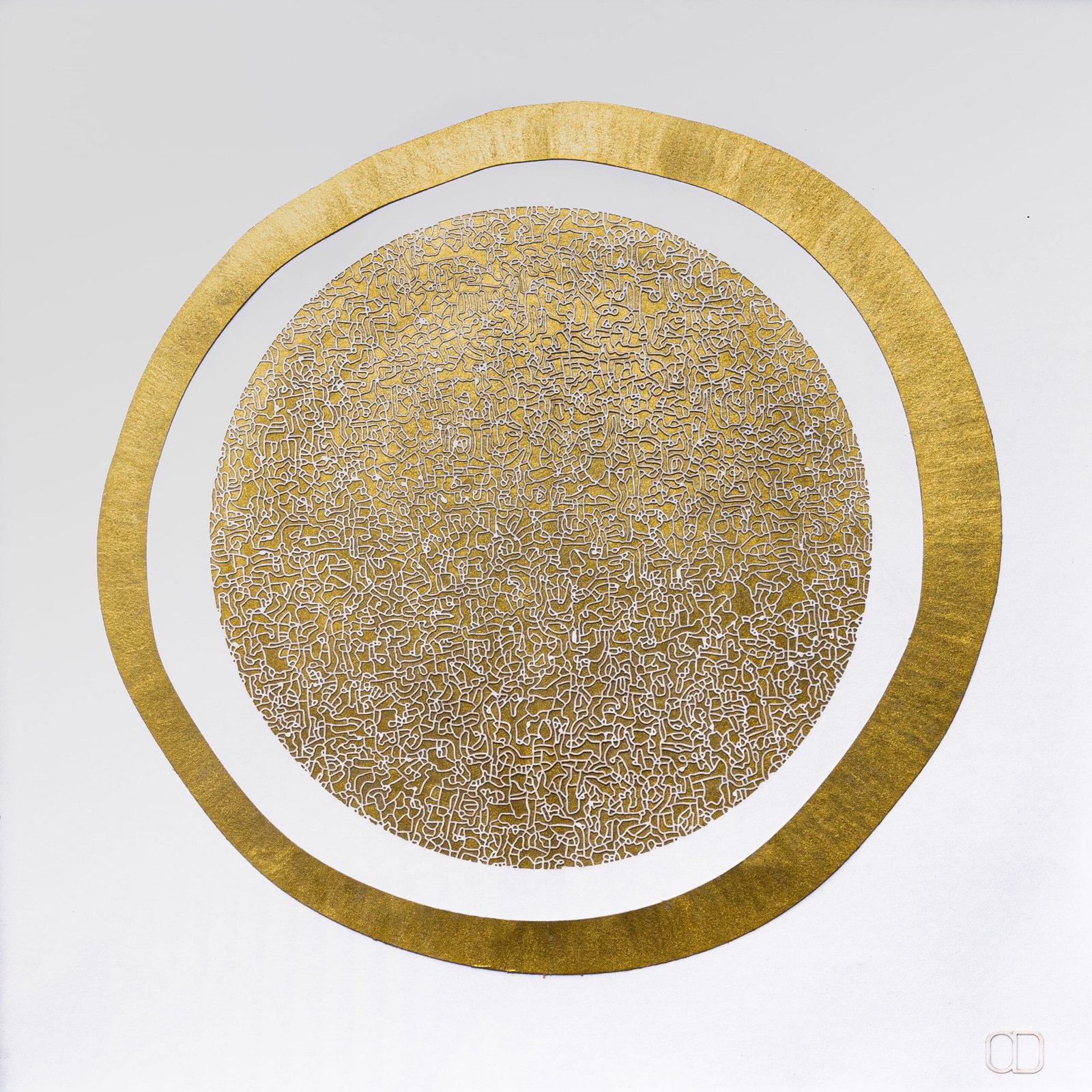 Pixel en Fusion 50x50 Papier découpé